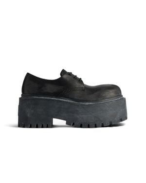 Balenciaga Strike Platform Derby - Black