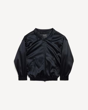 Balenciaga Off-Shoulder Tracksuit Jacket - Blue