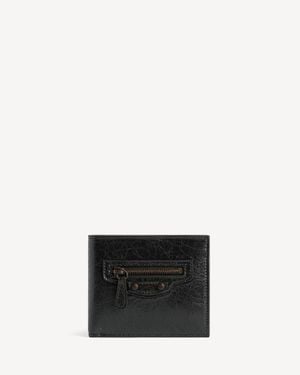 Balenciaga Le City Square Folded Wallet - Black