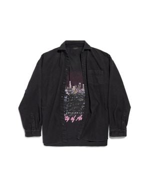 Balenciaga Camisa A Capas - Negro
