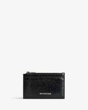 Balenciaga Superbusy Long Coin And Card Holder - Black
