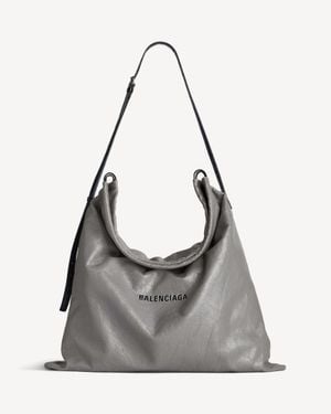 Balenciaga Shopper Dust Bag Crossbody Pouch Large - Grey