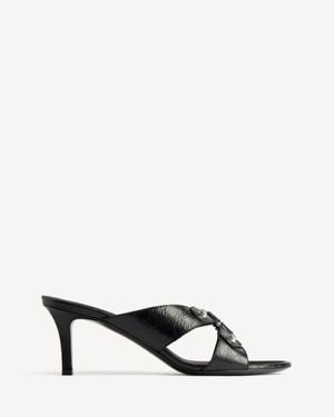 Balenciaga City Sandal - Black