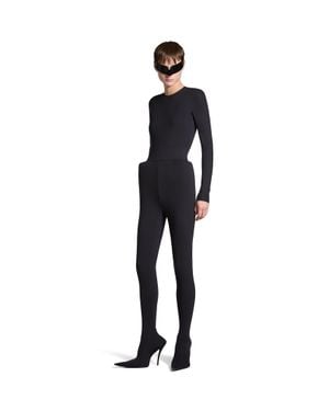 Balenciaga Hip bone pantabodysuit - Schwarz