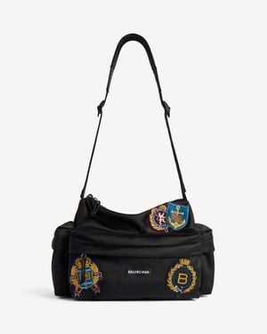 Balenciaga Explorer Multipocket Weekender Small - Black