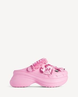 Balenciaga Crocs Mule Jibbitz - Pink