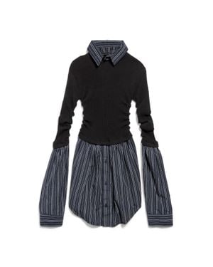 Balenciaga Layered Jumper - Black