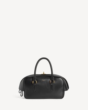 Balenciaga Le 7 Bowlingtasche Klein - Schwarz