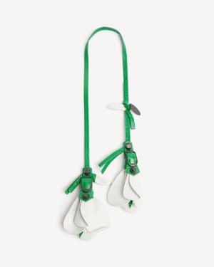 Balenciaga Le City Roses Charm/keyring - Green