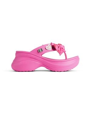 Balenciaga Crocs Thong Jibbitz - Pink