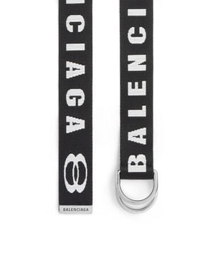 Balenciaga D Ring Gürtel - Schwarz