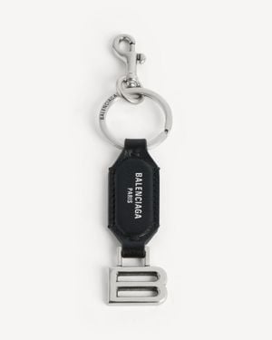 Balenciaga Bolero Tab Keychain - White