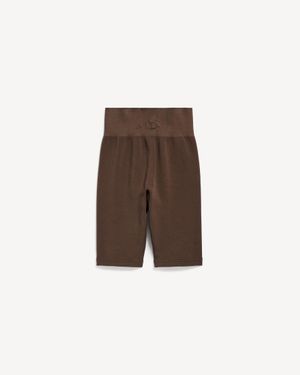 Balenciaga Techwear Seamless Cycling Shorts - Brown