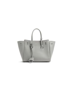Balenciaga Borsa Carry All Hampton Mini - Grigio