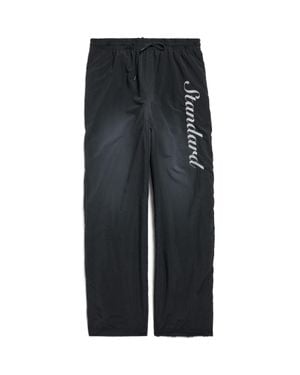 Balenciaga Standard Script Large Tracksuit Pants - Black