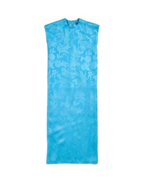 Balenciaga Sleeveless Mini Dress - Blue