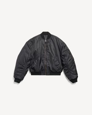 Balenciaga Standard Bomber Jacket - Black