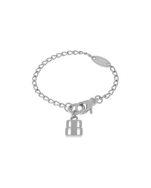 Balenciaga Nano Schmales Armband - Mettallic