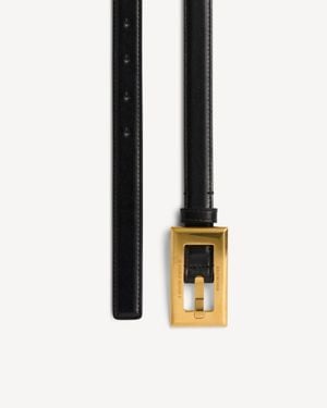 Balenciaga Frame Belt - Metallic