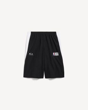 Balenciaga Nba Collaboration Tracksuit Shorts - Black