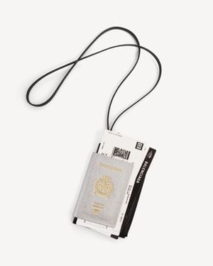 Balenciaga Passport Phone Holder - White