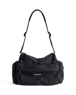 Balenciaga Explorer Weekender Mit Mehreren Taschen Klein - Schwarz