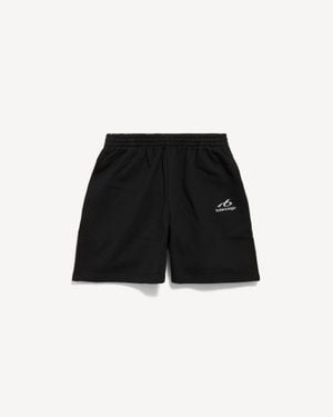 Balenciaga Bodies Relaxed Fit Shorts - Black