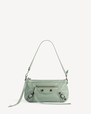 Balenciaga Le City Pouch On Strap - Green