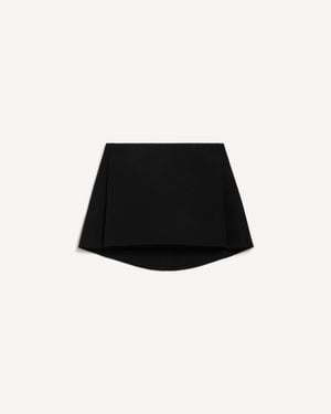 Balenciaga Folded Skirt - Black