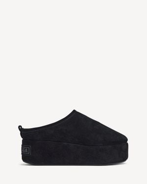 Balenciaga Alaska Soft Platform Mules - Black