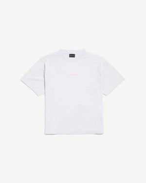 Balenciaga Back Medium Fit T-Shirt - White