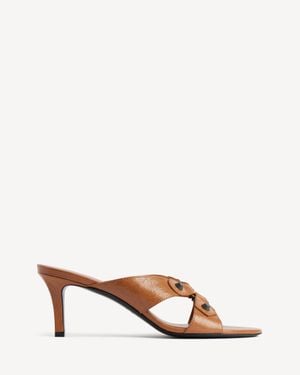 Balenciaga City Sandal - Brown