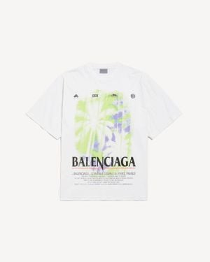 Balenciaga The Window Medium Fit T-Shirt - White
