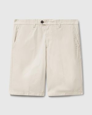 Benetton Benetton, Lightweight Cotton Chino Bermuda Shorts - Black