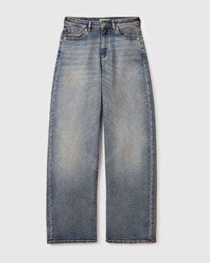 Benetton Benetton, Jeans Wide Fit - Nero