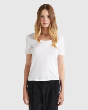Benetton Benetton, Short Sleeve T-Shirt - Black