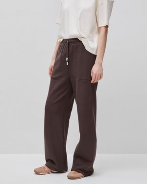 Benetton Benetton, Sports Trousers With Embroidery - Black