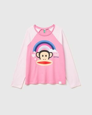 Benetton Benetton, Paul Frank T-Shirt, Größe, Damen - Schwarz