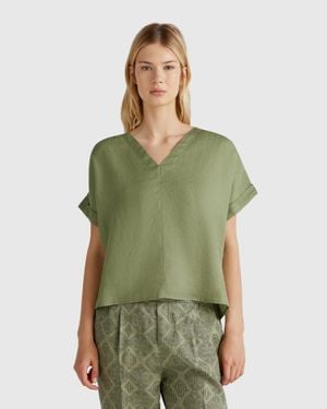 Benetton Benetton, Blouse - Green