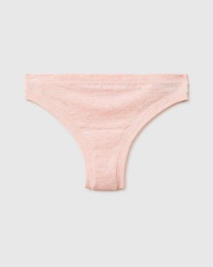 Benetton Benetton, Super Stretch Cotton Brazilian Briefs - Black