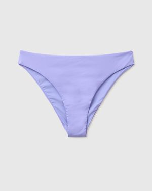 Benetton Benetton, Hochgeschnittene Badehosen, Größe, Lavendel, Damen - Lila