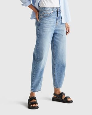 Benetton Benetton, Balloon Fit Jeans - Black
