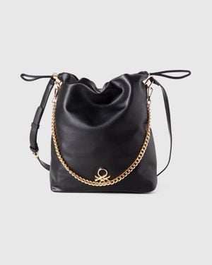 Benetton Benetton, Big Bucket Bag - Black