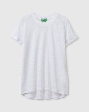 Benetton Benetton, Crew Neck T-Shirt - Black