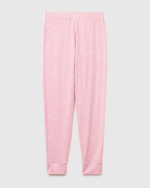 Benetton Benetton, Floral Print Trousers - Pink