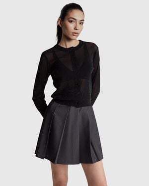 Benetton Benetton, Cardigan With Lurex - Black