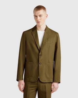 Benetton Benetton, Slim Fit Blazer - Green