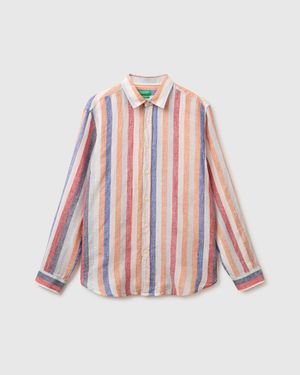 Benetton Benetton, Striped Shirt - Black