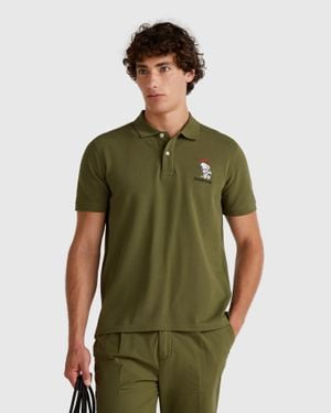 Benetton Benetton, Bandana Mit Eiscrememuster, Militärgrün