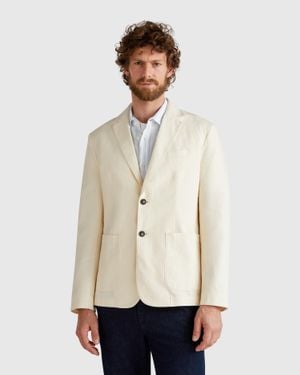 Benetton Benetton, Slim Fit Blazer - Black